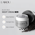 跨境新品莱蔻黑米晚霜30g补水保湿全英文护肤品外贸Face Cream