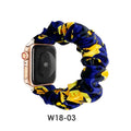 For Halloween Stretch Printed iwatch7 / 8 Band Fabric Large Cord Hair Tie Expand Apple Watch 22mm