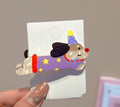 limited time discount cute cartoon puppy hair clip high-end female forehead side bangs broken hair d
