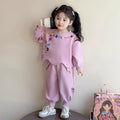Girls' Long Sleeve Two-Piece Set - Fall 2026 Trendy Style