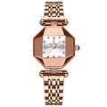 Swiss Brand Waterproof Ladies Watch Square Small Green Watch Quartz Watch TikTok Bestseller AliExpress Drop Ship