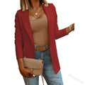 Women's Fall Casual Long Sleeve Blazer + Jacket 2026 | Trendy Jacket - White