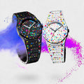 New Trendy Mens Watch Premium Waterproof Creative Personality Graffiti Hip-Hop Stylish Watch Cross-Border Hit