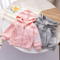 Kids' Striped Cardigan - Korean Style Fall Top