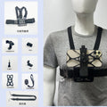 Chest mobile phone holder, outdoor fishing lure riding, vlog shooting, sports camera, live streaming equipment