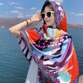 Women's Ethnic Shawl + Cape 2026 - Red