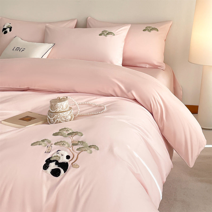 Relax Elegant Cotton Sateen 4-Piece Bedding Set - view 3