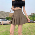 Spring-Summer School Slimming High Waist Plaid Skirt + Pleated Skirt + Short Skirt