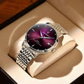Cypress Reach Eggplant Genuine Waterproof Glow Mens Watch Date Ultra Thin Quartz Watch TikTok AliExpress Drop Ship