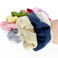 12 Piece One Set Fall/Winter New Candy Fruit Color Yarn Knit Soft Large Cord Hair Tie Solid Sweet Head Jewelry Hair Tie