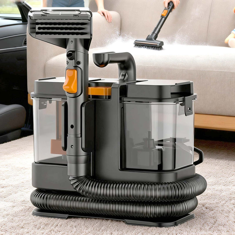 Upholstery & Carpet Cleaner - Spray, Suction & Brush