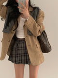 Women's Retro Elegant Blazer 2026 - Caramel
