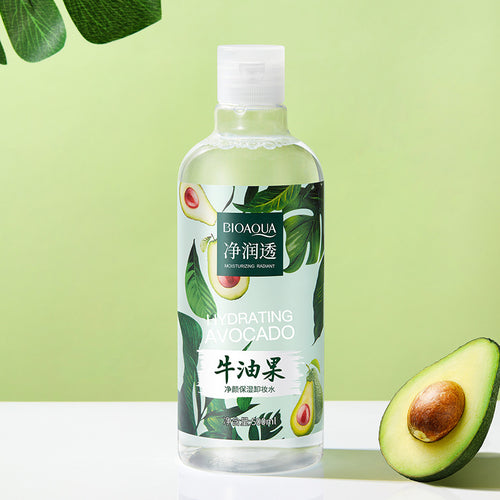 泊泉雅牛油果净透保湿卸妆水温和呵护保湿清爽控油温和卸妆水批发