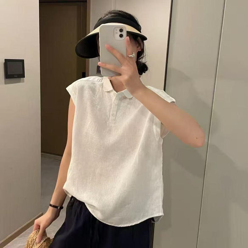 Korean Casual Short Sleeve Loose Shirt