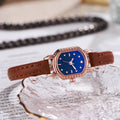 2026 Retro Watch Women Elegant Fashionable Elegant Wine Barrel Shape Quartz Ladies Watch Elegant Artsy Trendy