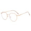 Photochromic Prescription Blue-Light Lens Student Tea Tint Unisex Frame Bare Face Frame Face-Slimming Finish Item Square Frame Prescription Sunglasses