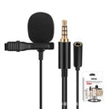 Lavalier microphone eating and broadcasting sound card mini microphone mobile phone live broadcast karaoke interview recording noise reduction lavalier microphone