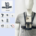 Chest mobile phone holder, outdoor fishing lure riding, vlog shooting, sports camera, live streaming equipment
