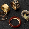 Bronze Morning Hot Girl Feel Crystal Pearl Bangle Series Gold Bracelet Premium Daily Layered Hand Jewelry Item 2026