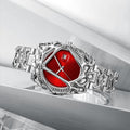 Y2K Year Original Retro alabaster Western Unique-Shaped Spider Web Watch Men Stylish Waterproof Quartz Watch