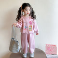 Girls' Casual Hoodie 2-Piece Set