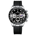 Swiss Brand New Multifunction Mens Watch Silicone Band Fashionable Watch Live Export Bestseller Drop Ship