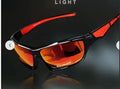 Overseas Style Men Polarized Sunglasses Trendy Iridescent Lens Outdoor Night Vision Driving Riding Sport