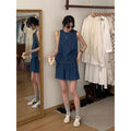 Summer Fashion Youthful Tank Top + Shorts 2-Piece Set