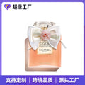 Custom Perfume Bottle Jewelry Bow Webbing Embroidered Accessory Aroma Diffuser Bottle Handmade Wear Jewelry Flower With Piece