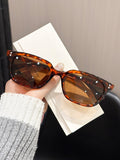 Small Square Frame Stud Sunglasses New Overseas UV-Proof Sun-Proof Sunglasses Driving Women Sunglasses Premium
