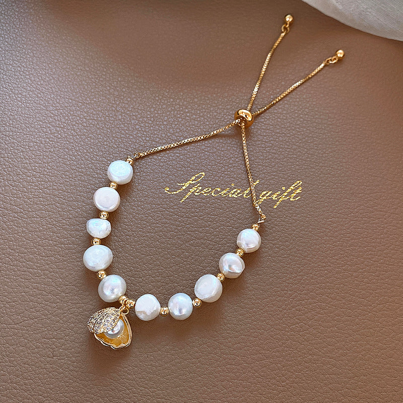 Zircon Pearl Delicate Bracelet - view 10