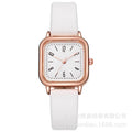 Export New Women Quartz Watch Glow Small Square Numbers Factory In Stock Women Belt Watch Women Watch