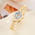 2025 Cross-Border New Watch Supply Export Women Round Small Dial Fashionable Quartz Women Bracelet Watch