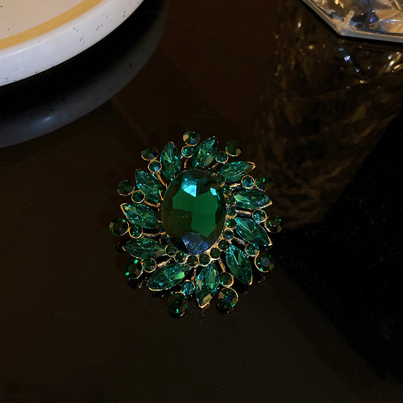 Rhinestone Butterfly Pearl Brooch - view 11