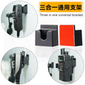 Walkie talkie bracket storage, hand microphone hook three-in-one universal 3M glue pendant, car platform hand microphone back clip, hand microphone hook