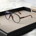 Western Fashionable Overseas Letter T Aviator Pilot Sunglasses Big Frame Oval Round Retro American Wholesale Sunglasses