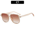 4th Pair Wear Overseas Men Sunglasses Women Universal Y2K Style Pilot Glasses Driving Trendy UV-Proof Sunglasses