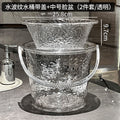 water corrugated bucket household water storage thickened plastic bucket laundry portable small buck