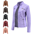Women's Fall Casual Stand Collar Fitted Jacket 2026 | Trendy Jacket - Black