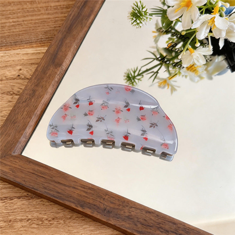 Korean Acrylic Flower Hair Claw Clip - view 11