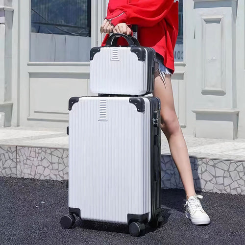 行李箱女网红复古20寸小型旅行拉杆箱24寸学生皮箱万向轮