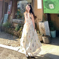 Women's Vacation Elegant Sleeveless Floral Loose Dress + Tank Top + Long Skirt 2026 - Floral Print
