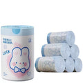 blue heart rabbit disposable garbage bag home thickened portable kitchen special drawstring large cl
