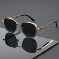 Metal Punk Men Sunglasses Premium Face-Slimming UV-Proof Personality Sunglasses Personality Breeze Trendy Sunshade Glasses
