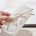 Beesfen Frame Wholesale 58161ZM Online Bestseller Retro Gold Silk Fine Edge Glasses Frame Can Fit Prescription Glasses