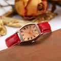 2026 New Women Quartz Watch Vintage Wine Barrel Shape Belt Watch Women Student Simple Watch Women In Stock