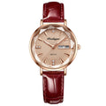 Cypress Reach Eggplant New Waterproof Glow Ladies Watch Women Student Korean Trendy Pair Date Quartz Watch Ultra Thin