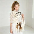 Women's Ethnic Shawl + Cape 2026 - Red