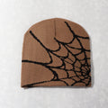 spider web y2k foreign trade knitted hat european and american hat trend winter hat jacquard special