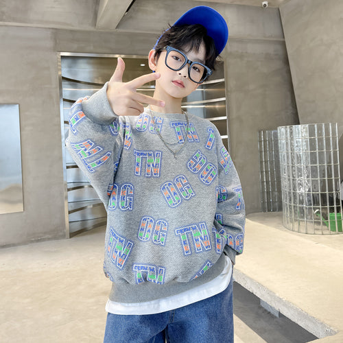 Boys' OG Print Long Sleeve Hoodie